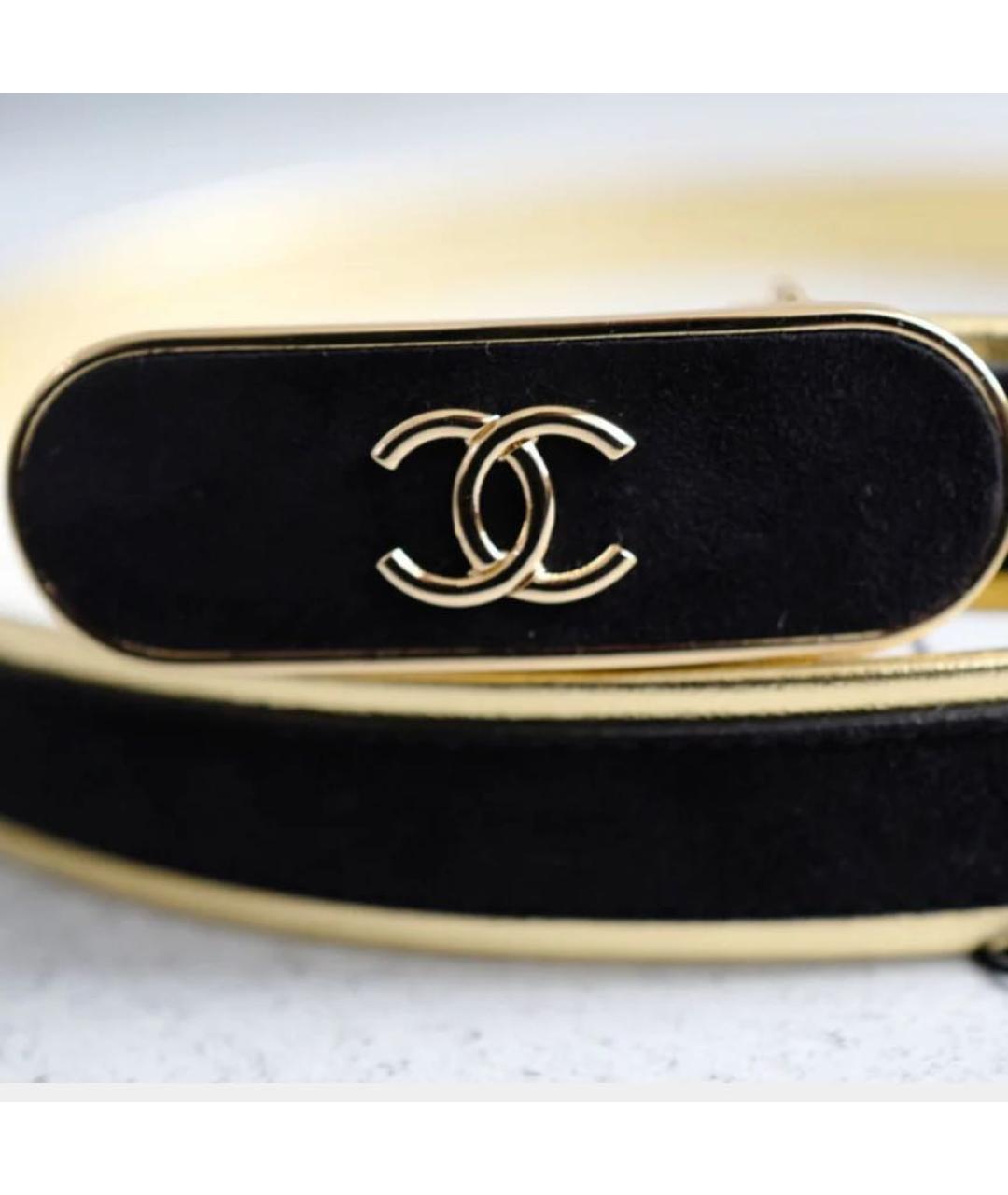 CHANEL Черный ремень, фото 4
