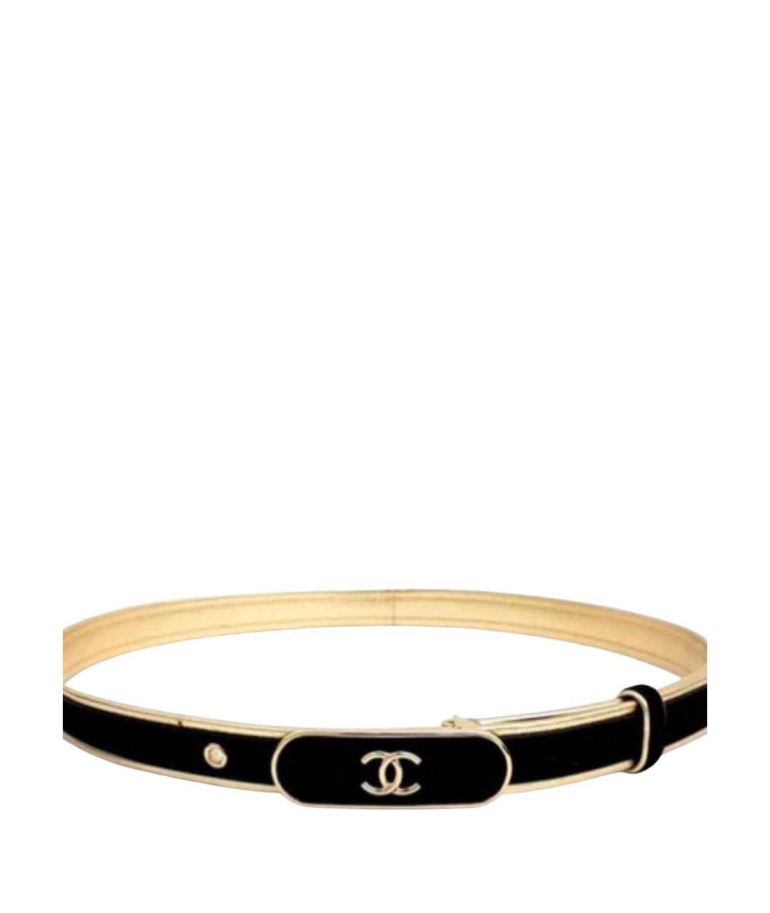 CHANEL Черный ремень, фото 1