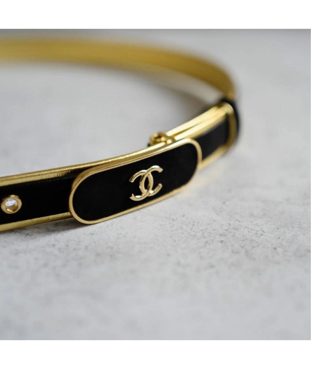 CHANEL Черный ремень, фото 6
