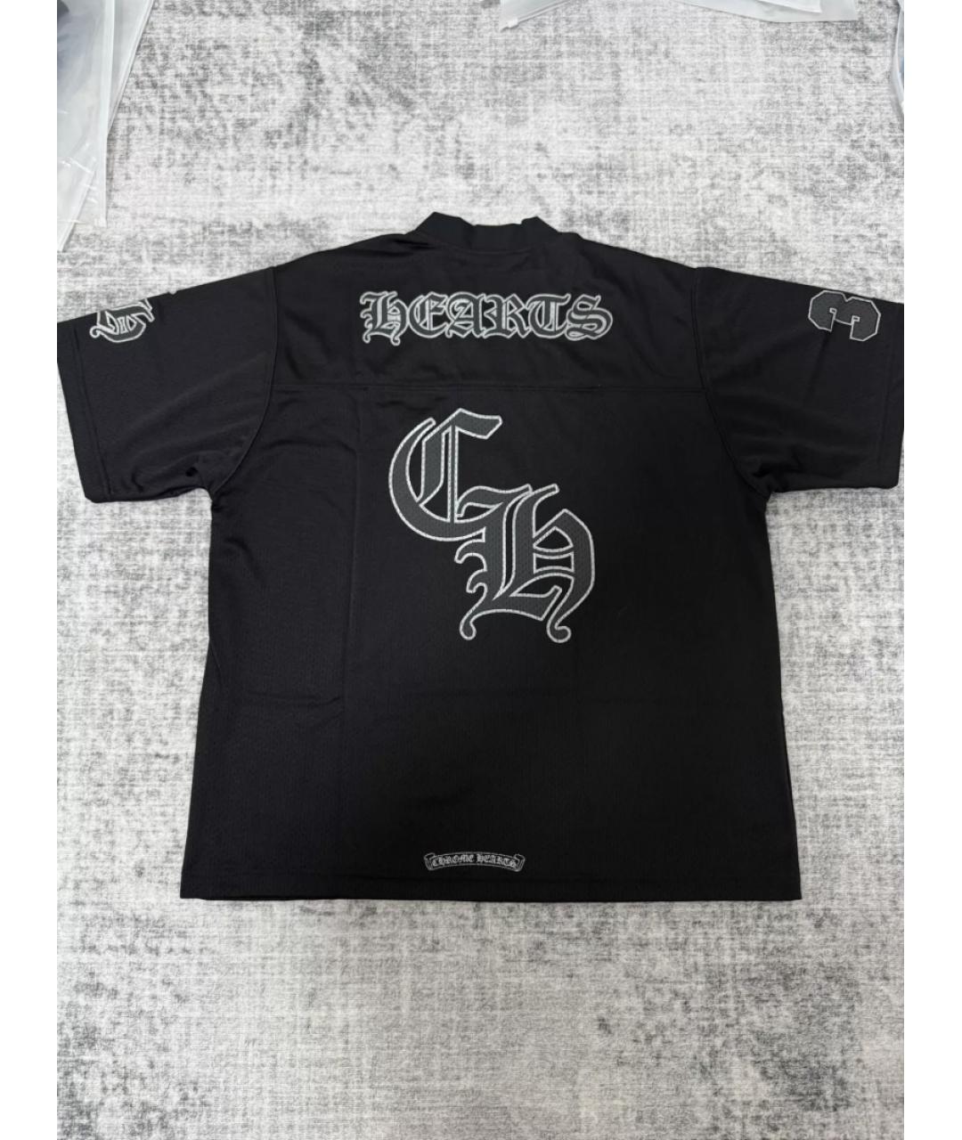 CHROME HEARTS Черная футболка, фото 5