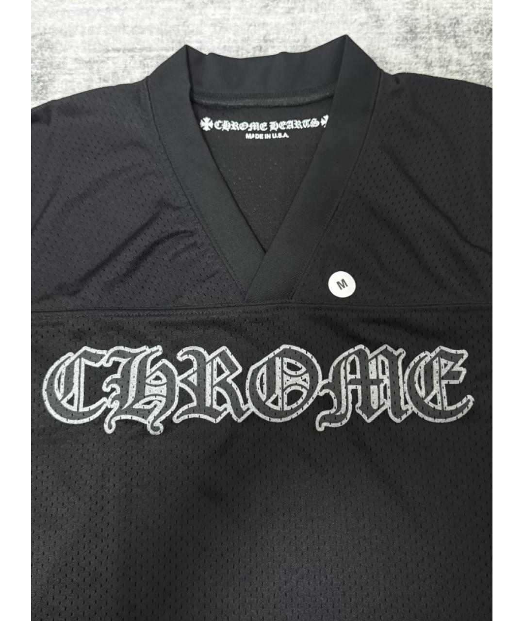 CHROME HEARTS Черная футболка, фото 3