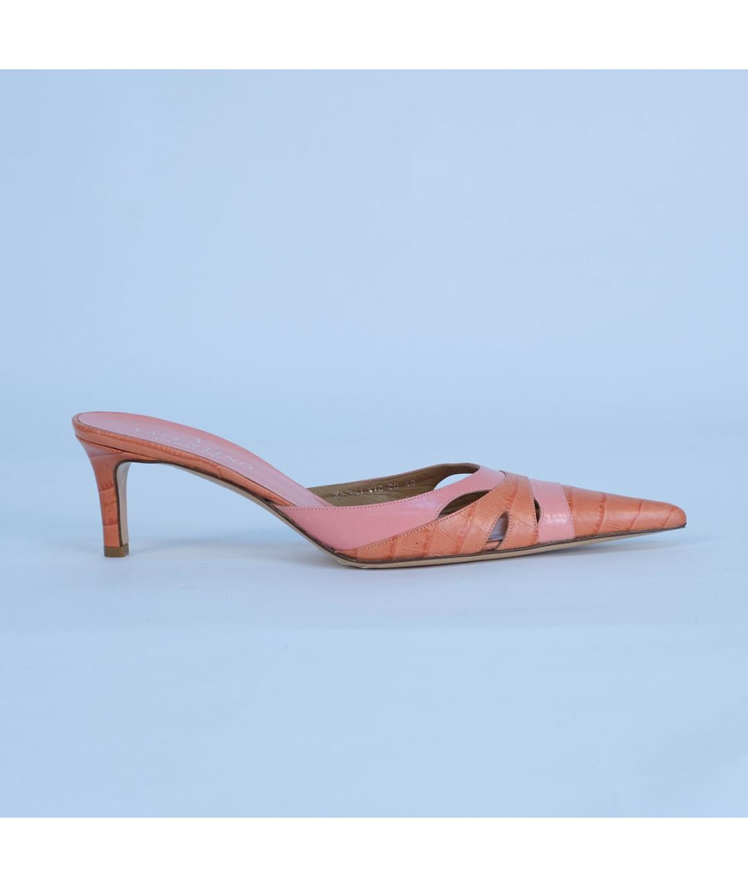 VALENTINO Розовые кожаные туфли, фото 2