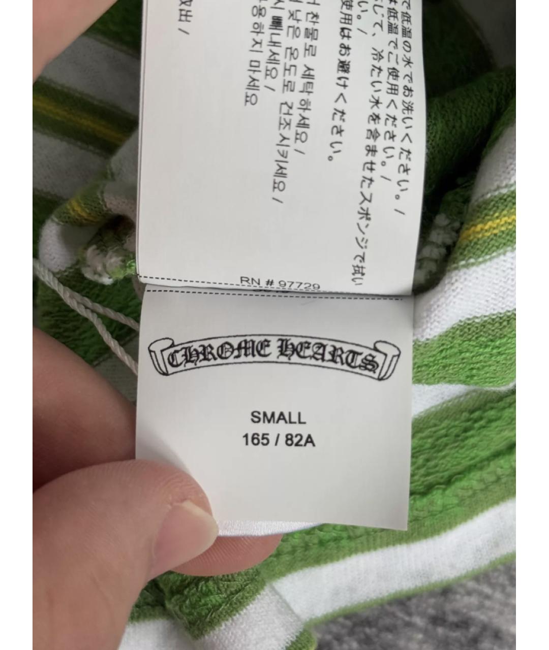 CHROME HEARTS Зеленая майка, фото 2