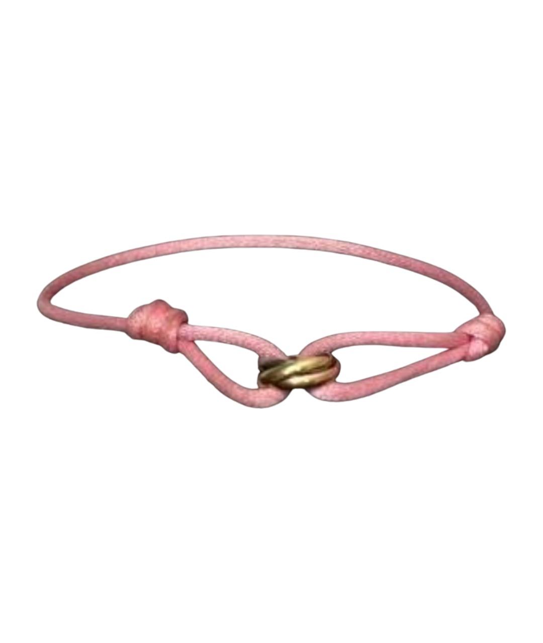 CARTIER Розовый браслет из белого золота, фото 1