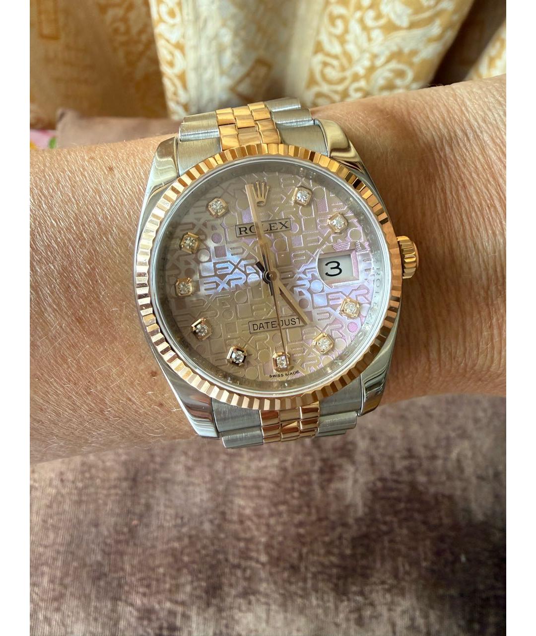 ROLEX Розовые часы из розового золота, фото 3