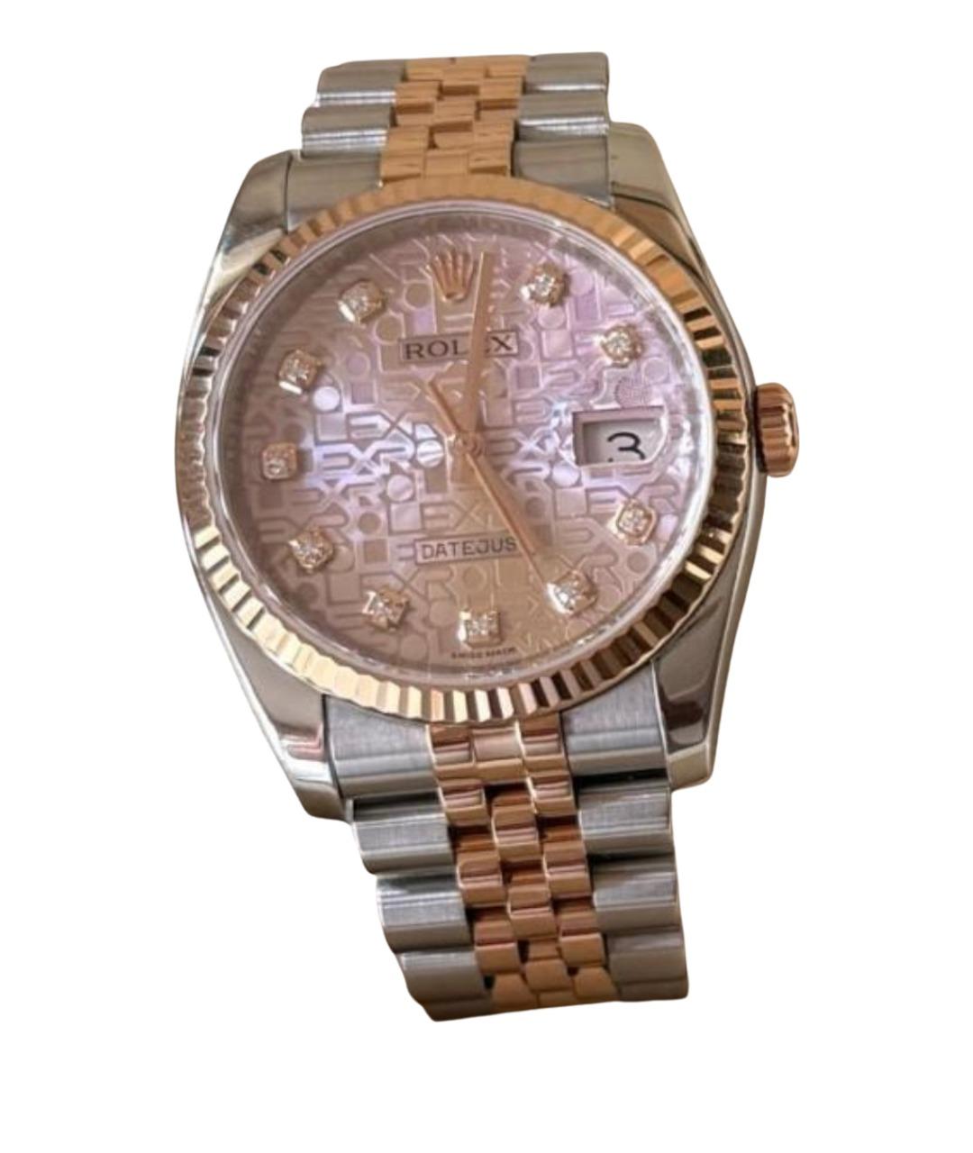 ROLEX Розовые часы из розового золота, фото 1