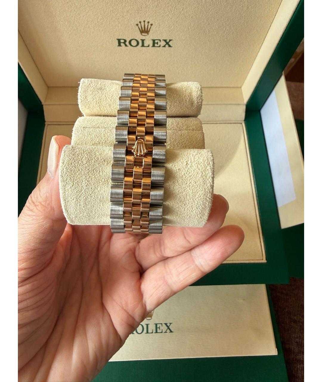 ROLEX Розовые часы из розового золота, фото 2
