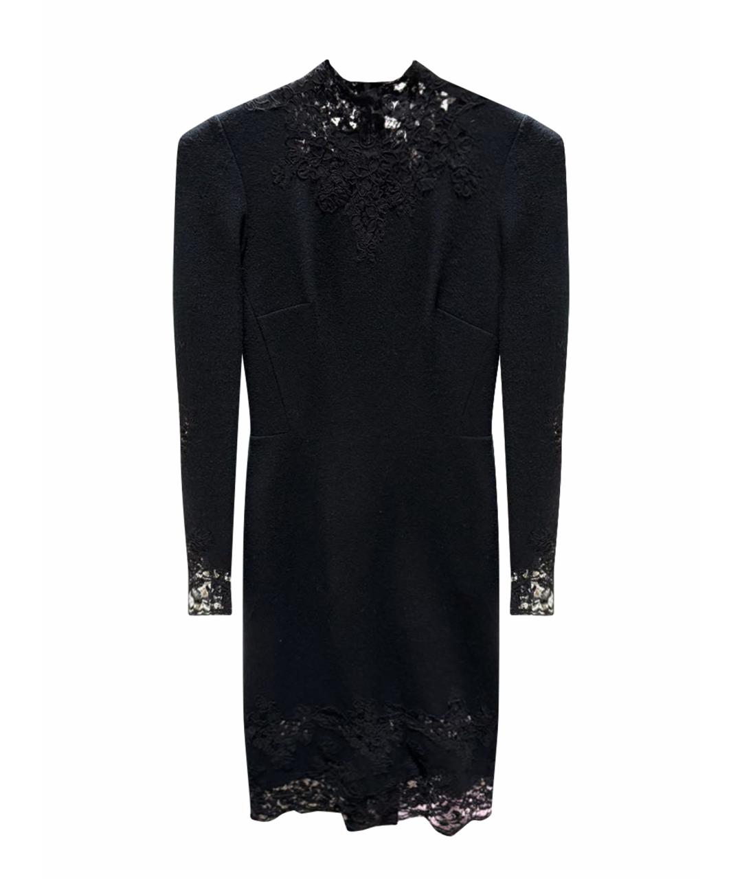 ERMANNO SCERVINO Черное шерстяное вечернее платье, фото 1
