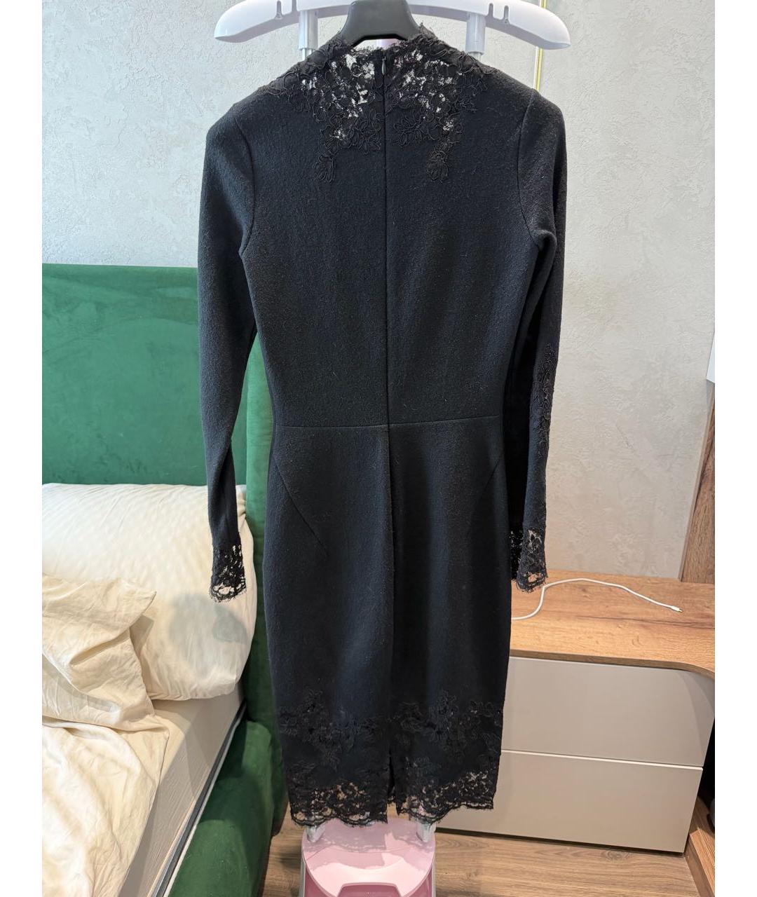 ERMANNO SCERVINO Черное шерстяное вечернее платье, фото 2