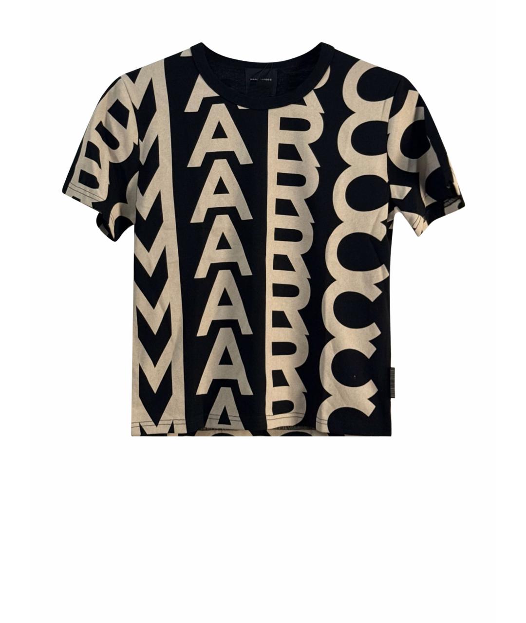 MARC JACOBS Черная хлопковая футболка, фото 1