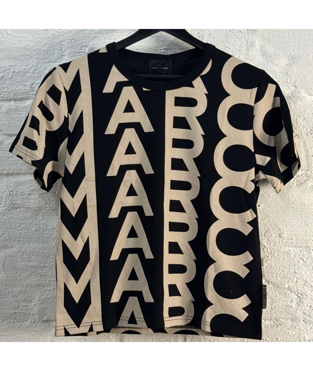MARC JACOBS Черная хлопковая футболка, фото 5