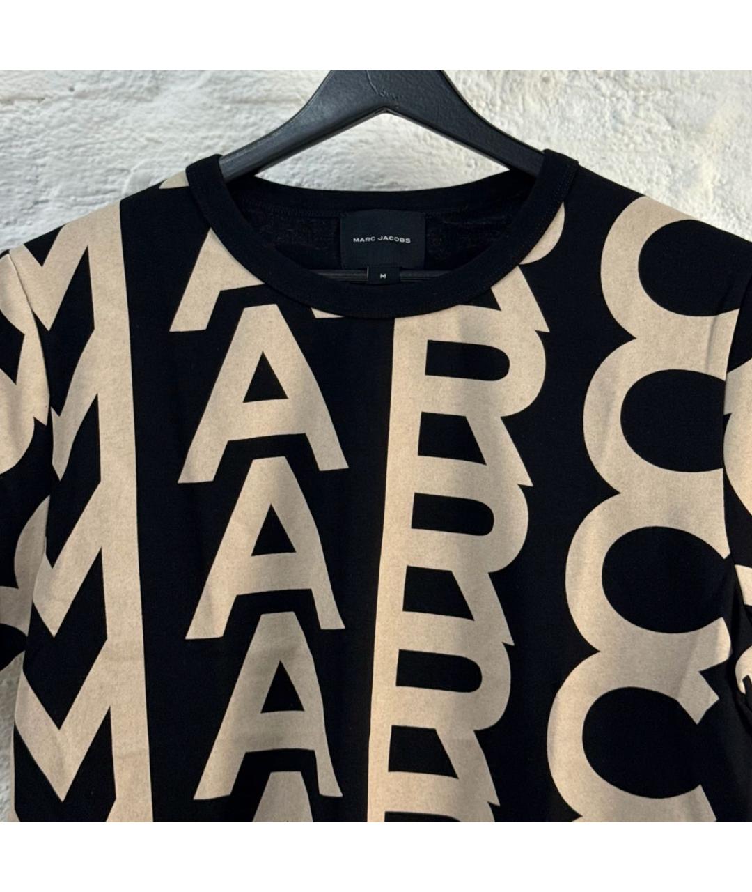 MARC JACOBS Черная хлопковая футболка, фото 3