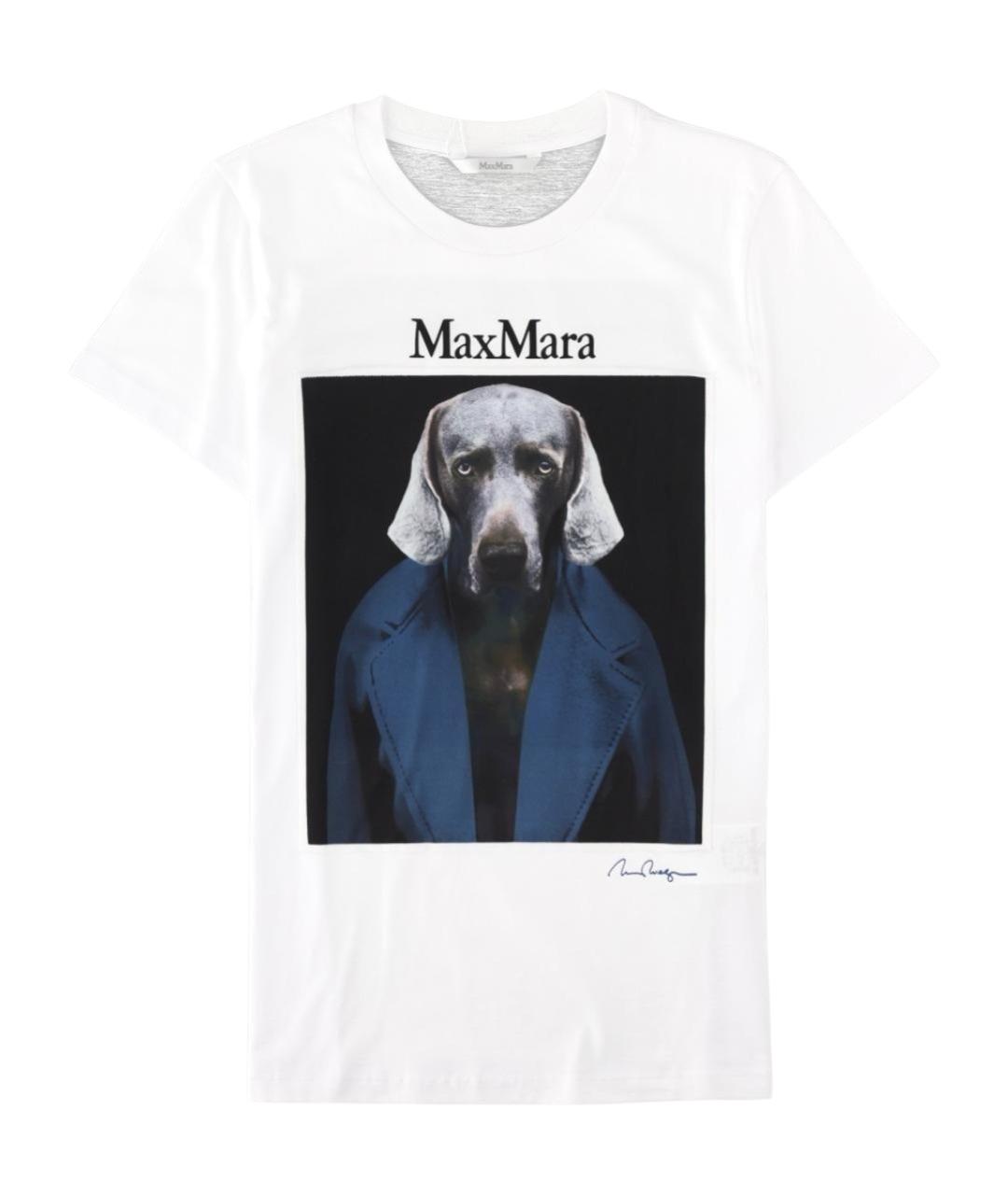 MAX MARA Мульти хлопковая футболка, фото 1