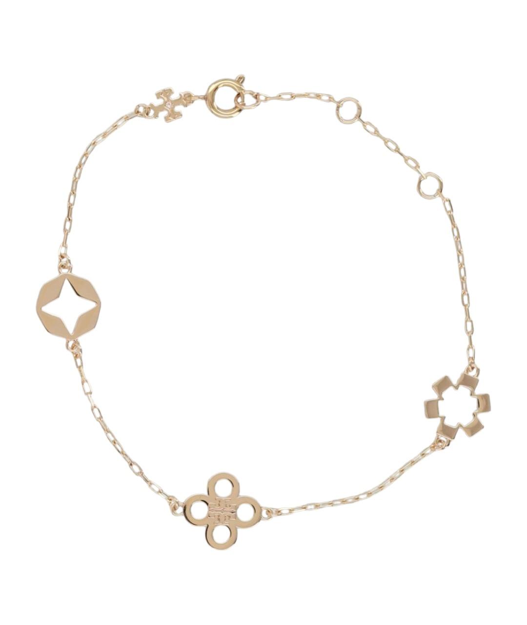 TORY BURCH Золотой латунный браслет, фото 1