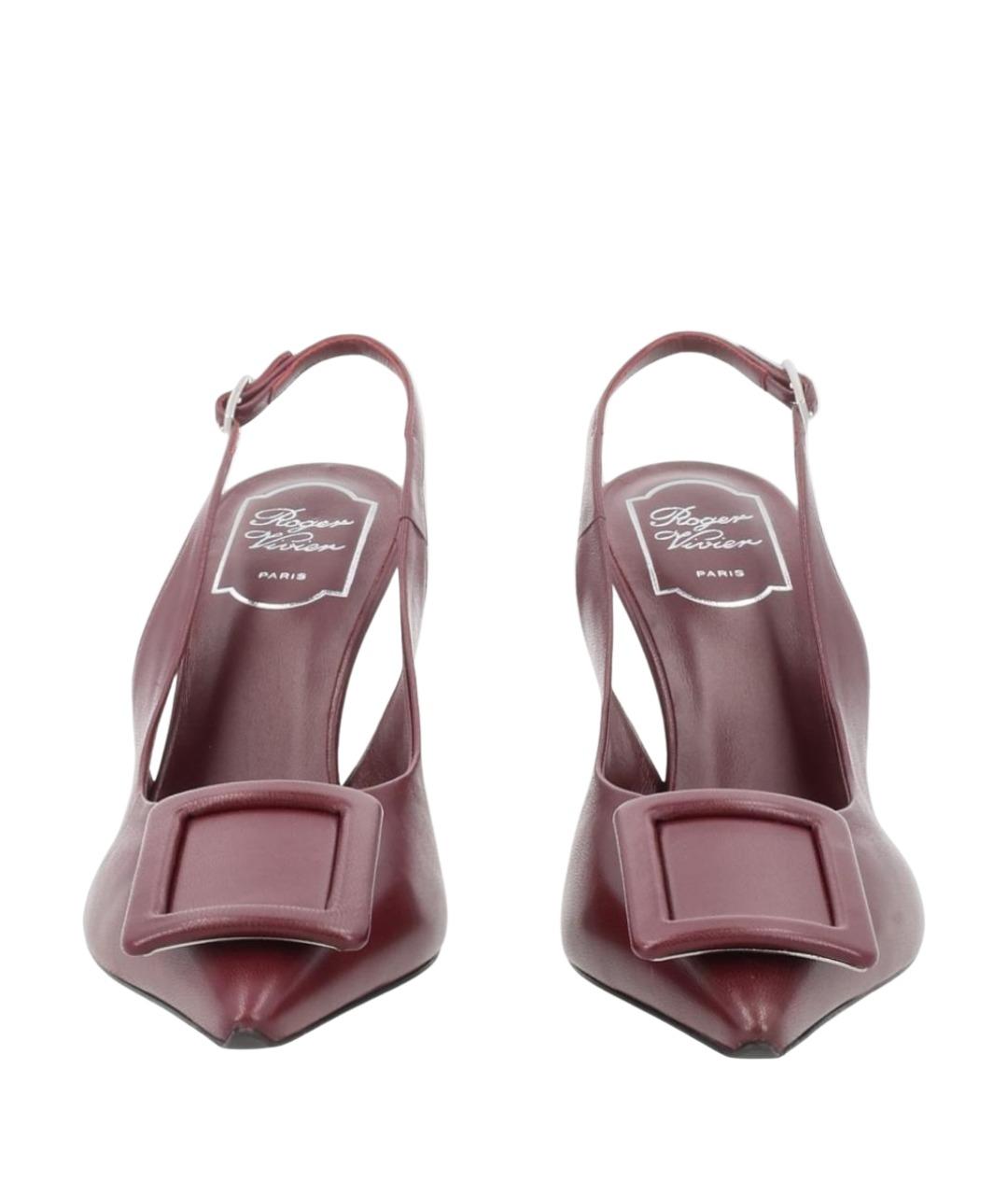 ROGER VIVIER Красные кожаные туфли, фото 1