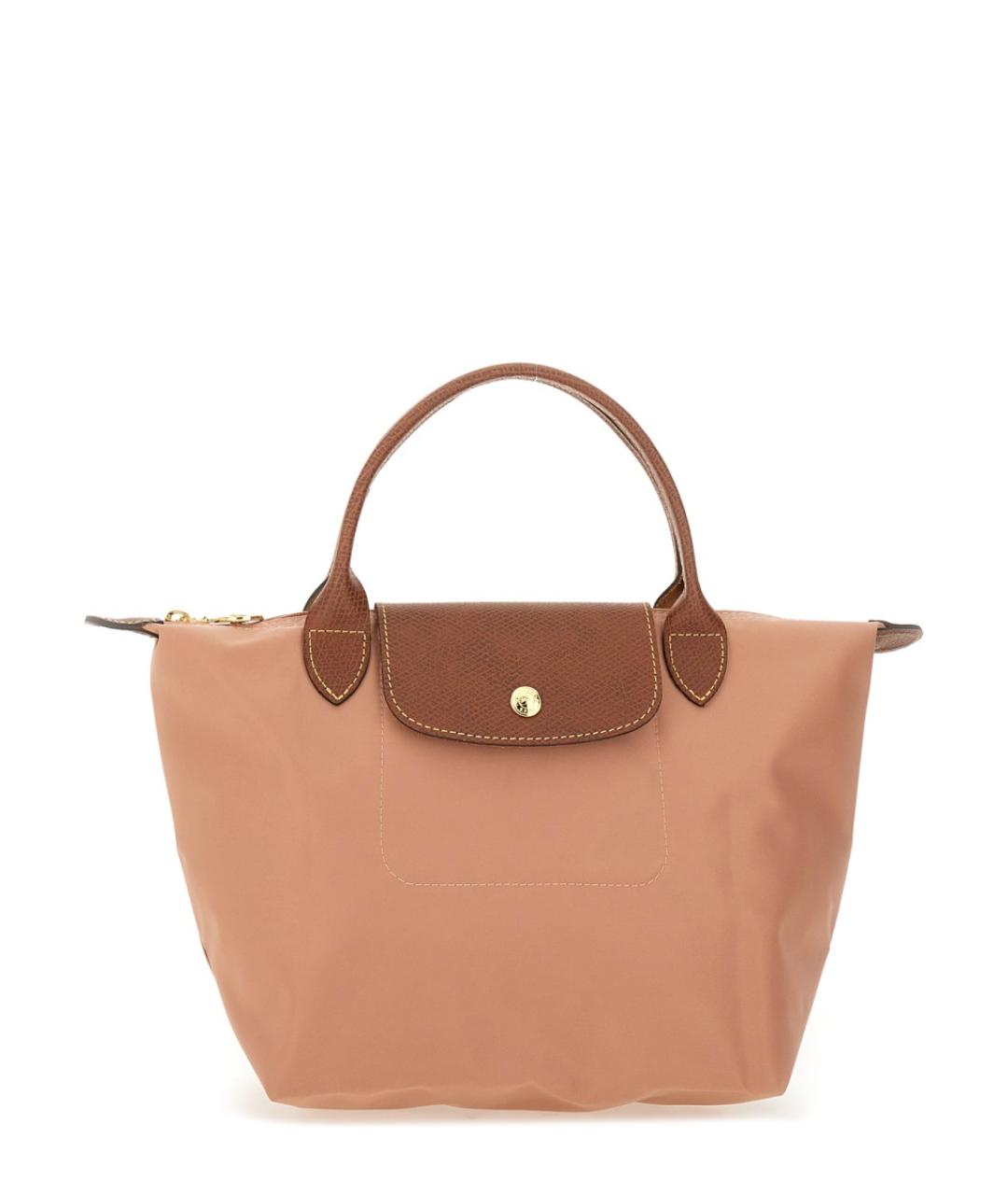 LONGCHAMP Розовая синтетическая сумка тоут, фото 1