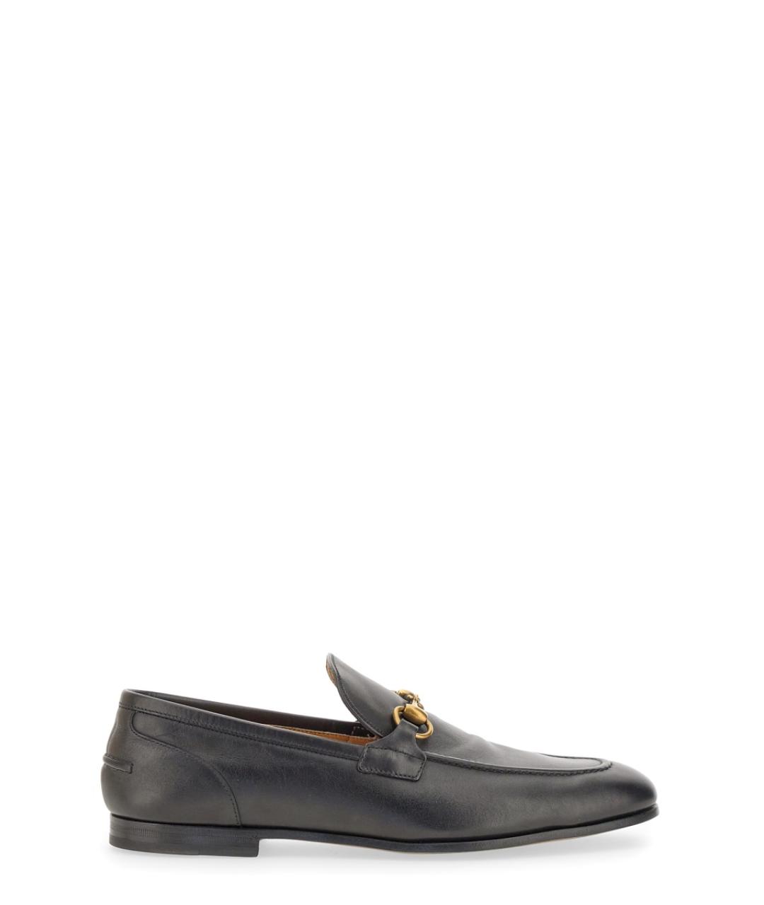 GUCCI Черные кожаные лоферы, фото 3