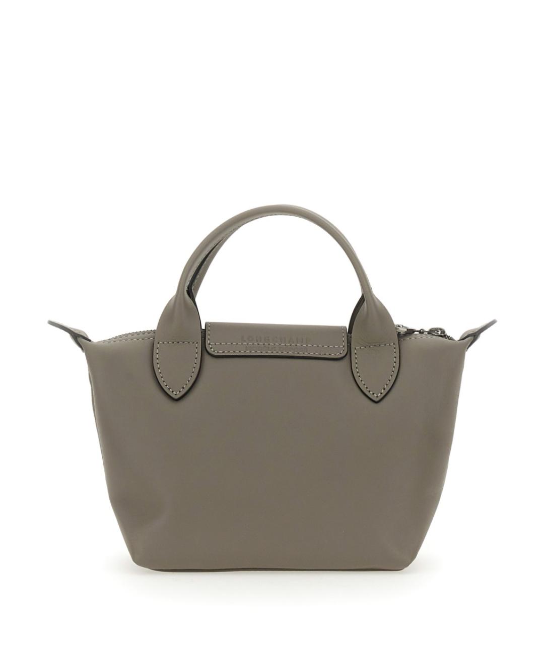 LONGCHAMP Бежевая кожаная сумка тоут, фото 3