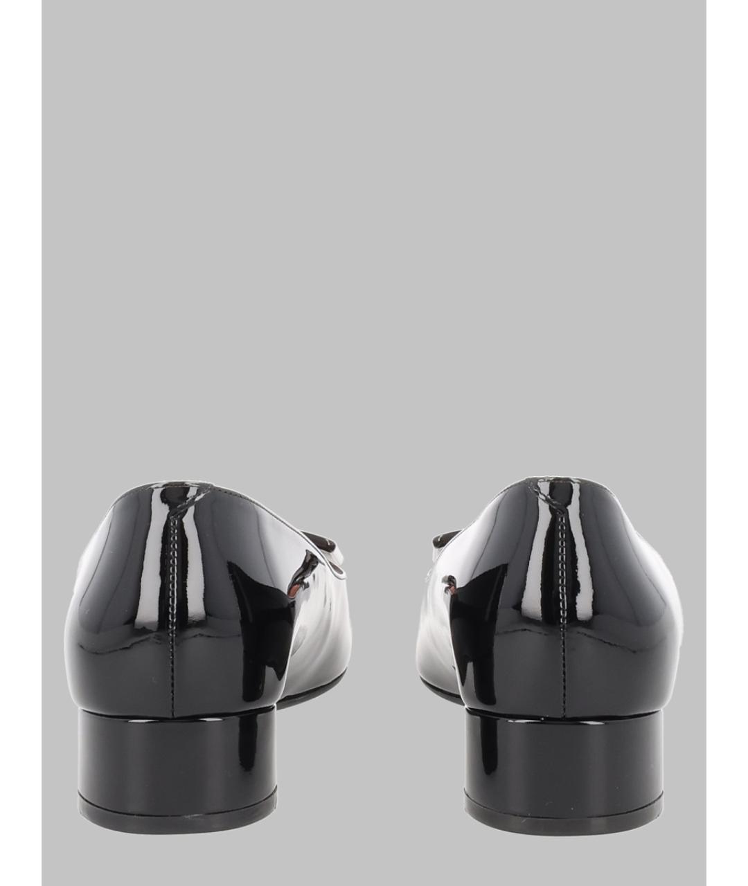 ROGER VIVIER Черные кожаные балетки, фото 2