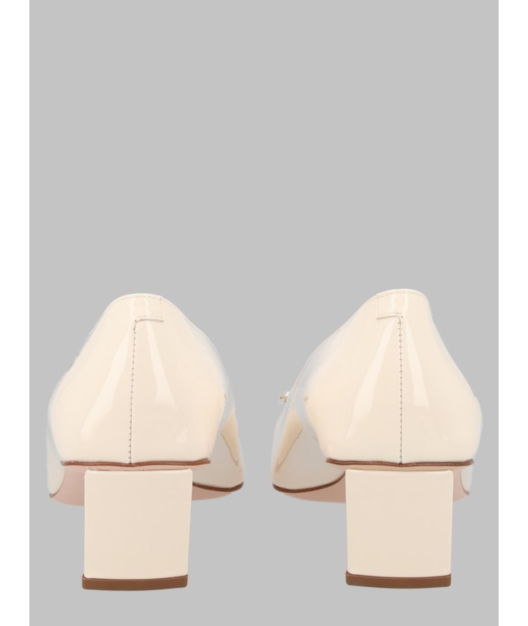ROGER VIVIER Белые кожаные туфли, фото 2