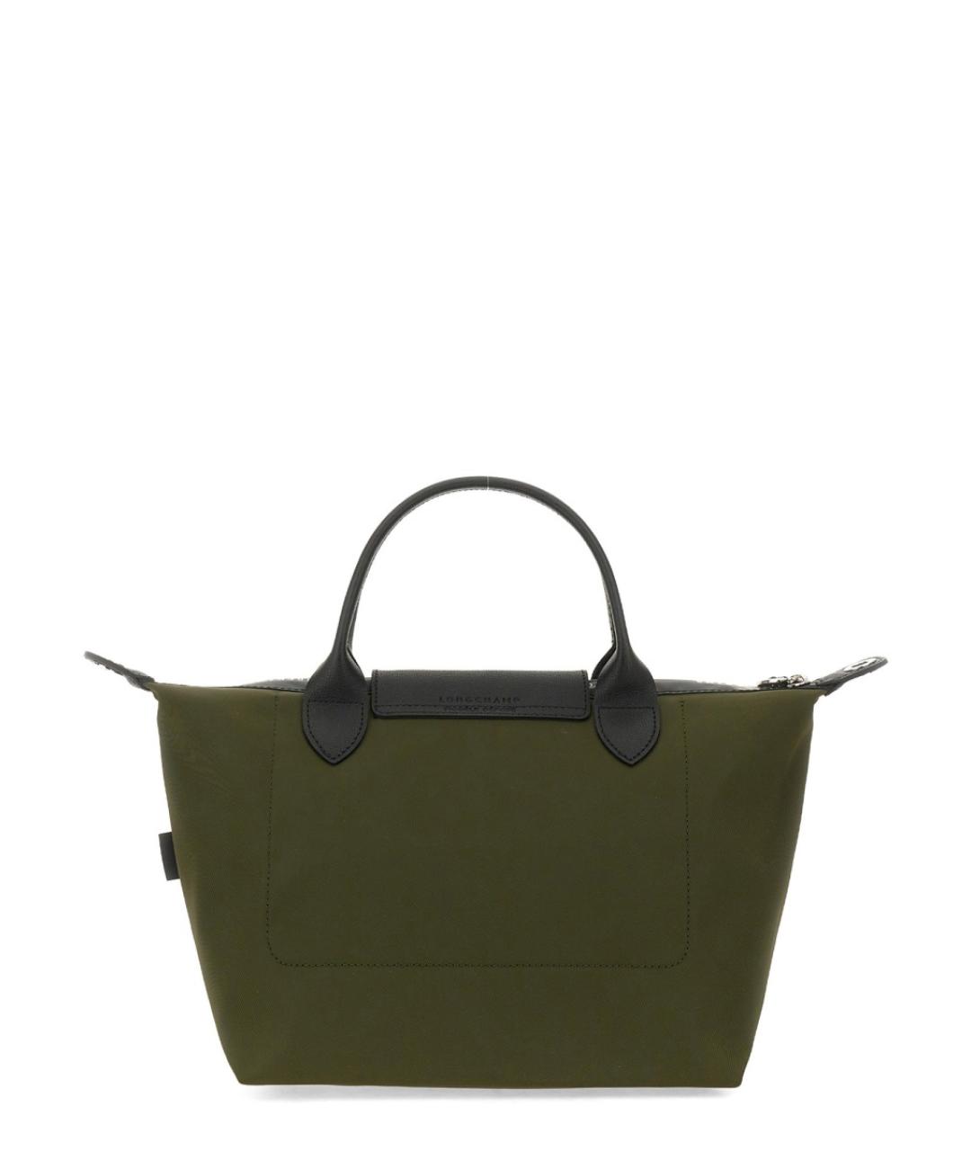LONGCHAMP Зеленая синтетическая сумка тоут, фото 6