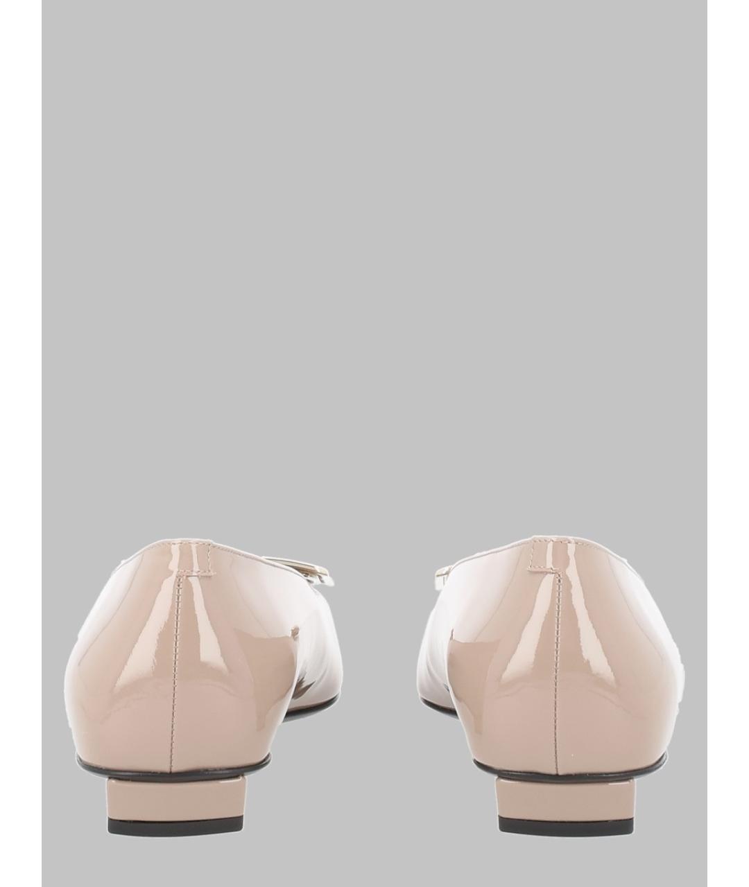 ROGER VIVIER Бежевые кожаные туфли, фото 2