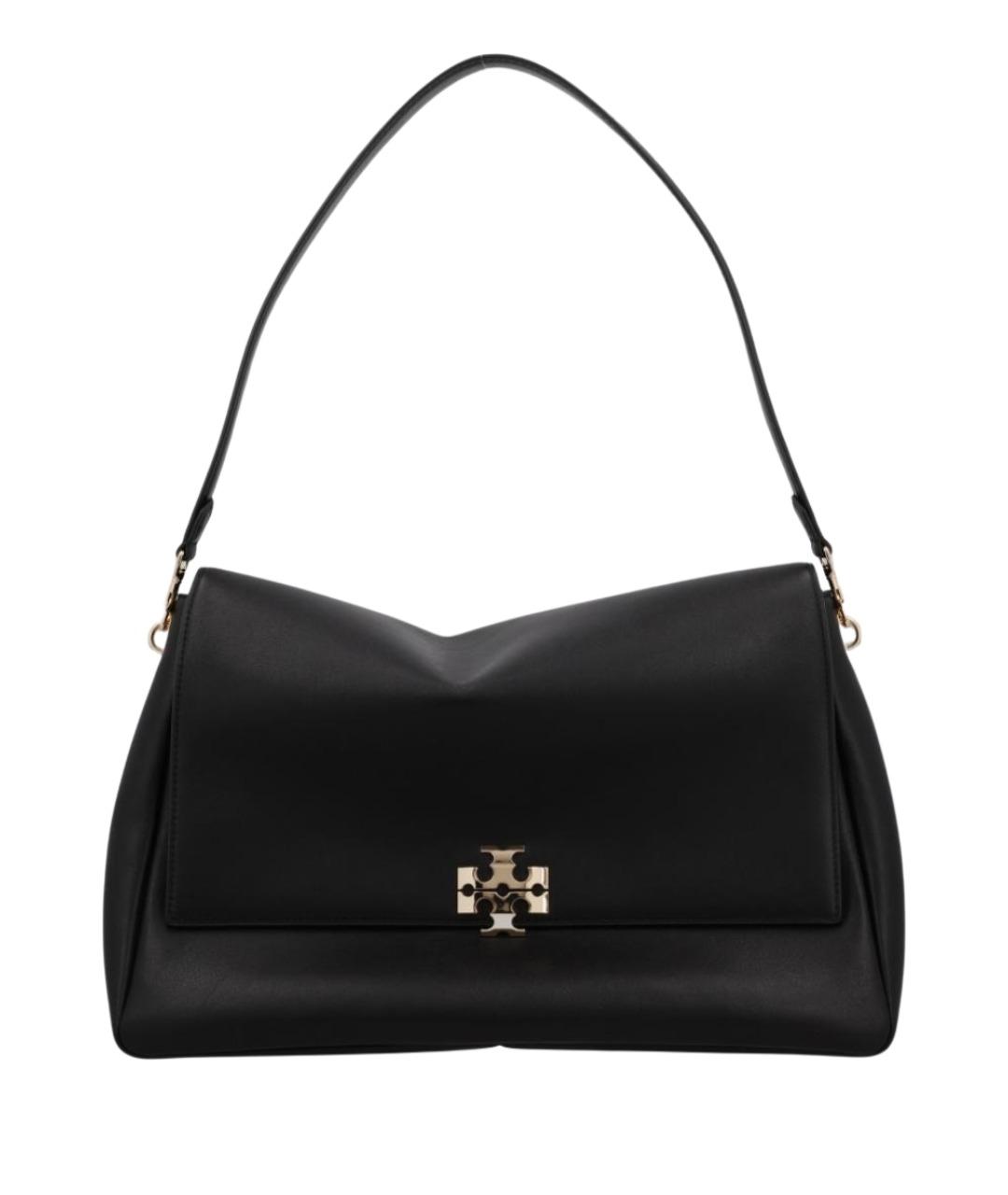 TORY BURCH Черная кожаная сумка через плечо, фото 1