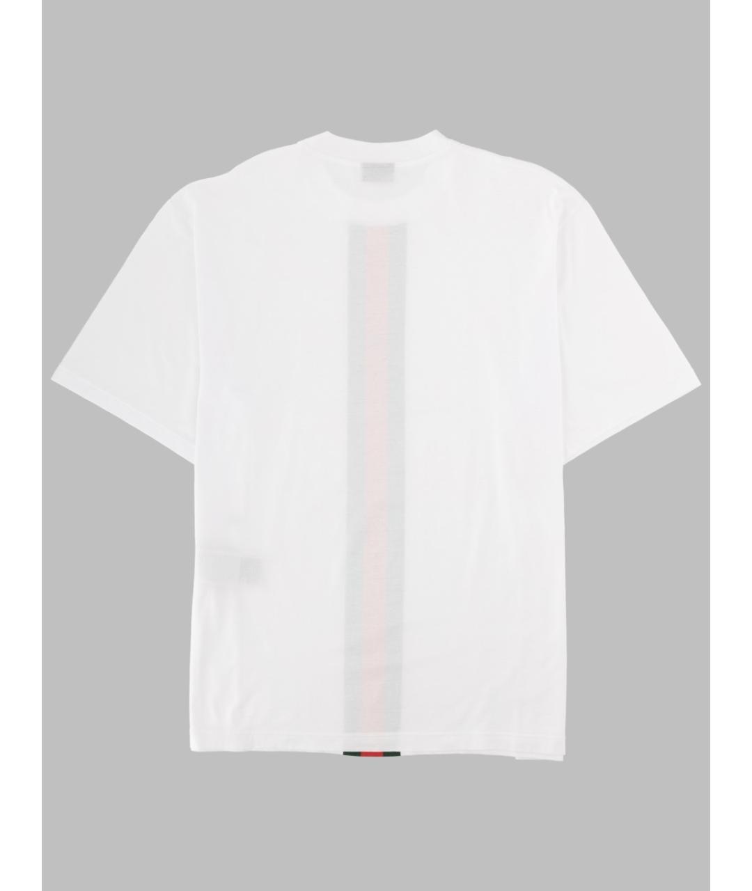 GUCCI Белая хлопковая футболка, фото 2