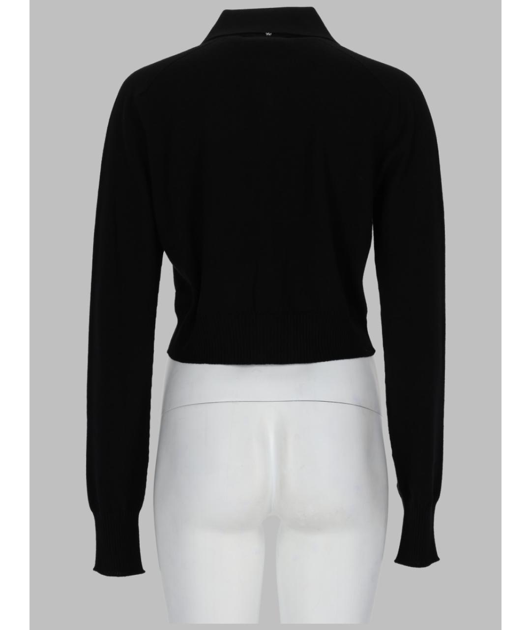 SPORTMAX Черный шерстяной джемпер / свитер, фото 2