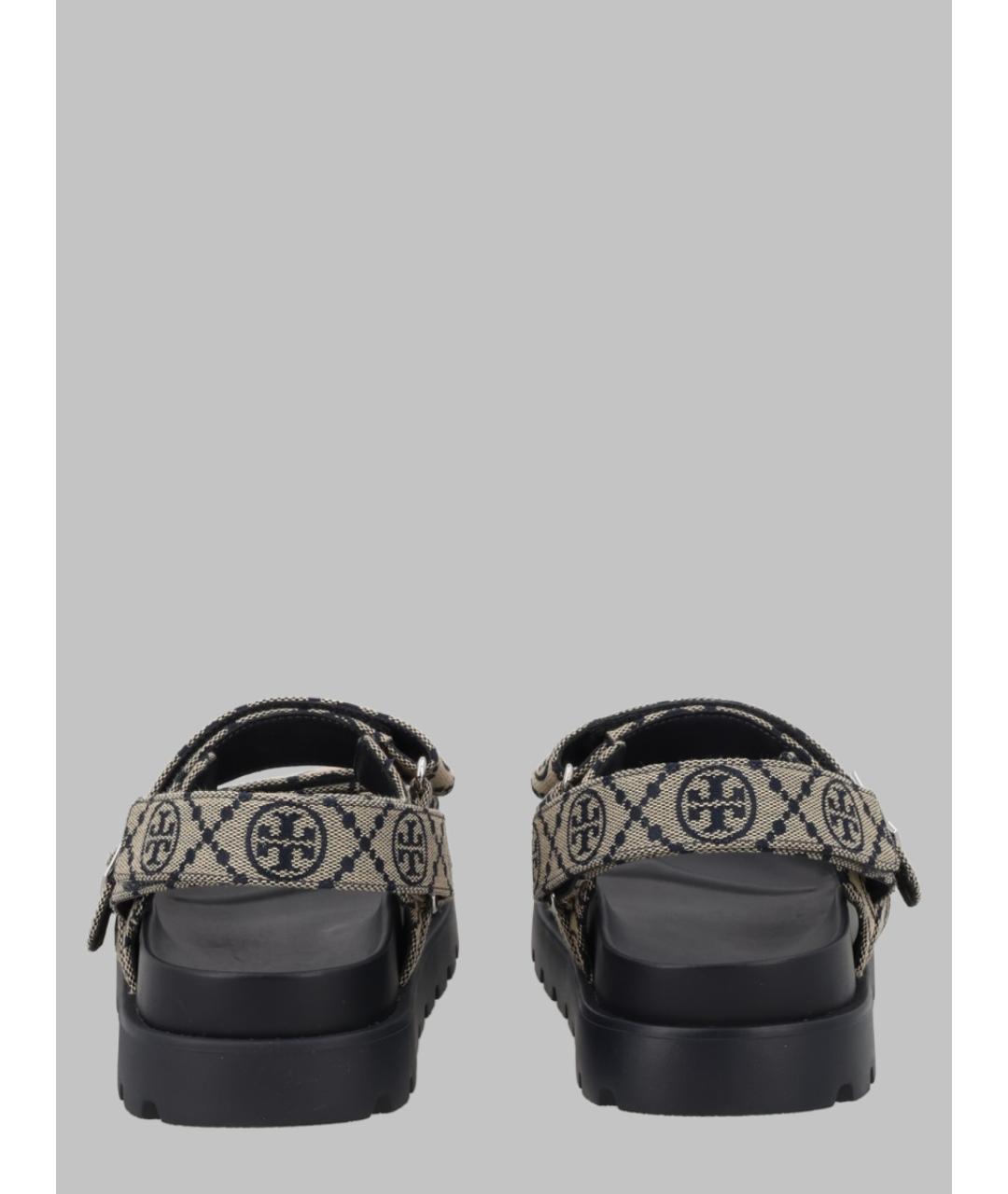 TORY BURCH Мульти текстильные сандалии, фото 2