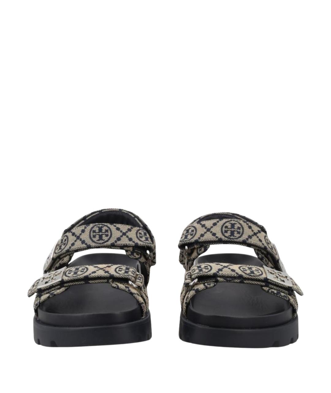 TORY BURCH Мульти текстильные сандалии, фото 1