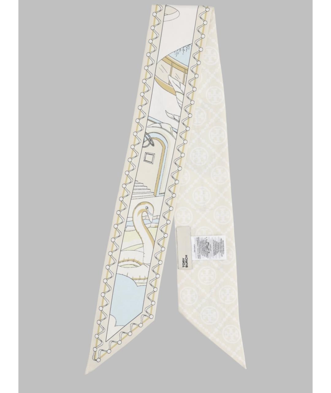 TORY BURCH Мульти шелковый шарф, фото 2