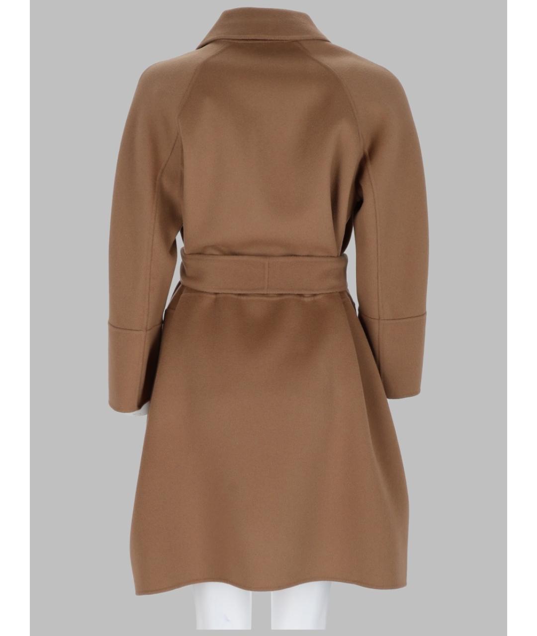 'S MAX MARA Бежевое шерстяное пальто, фото 2
