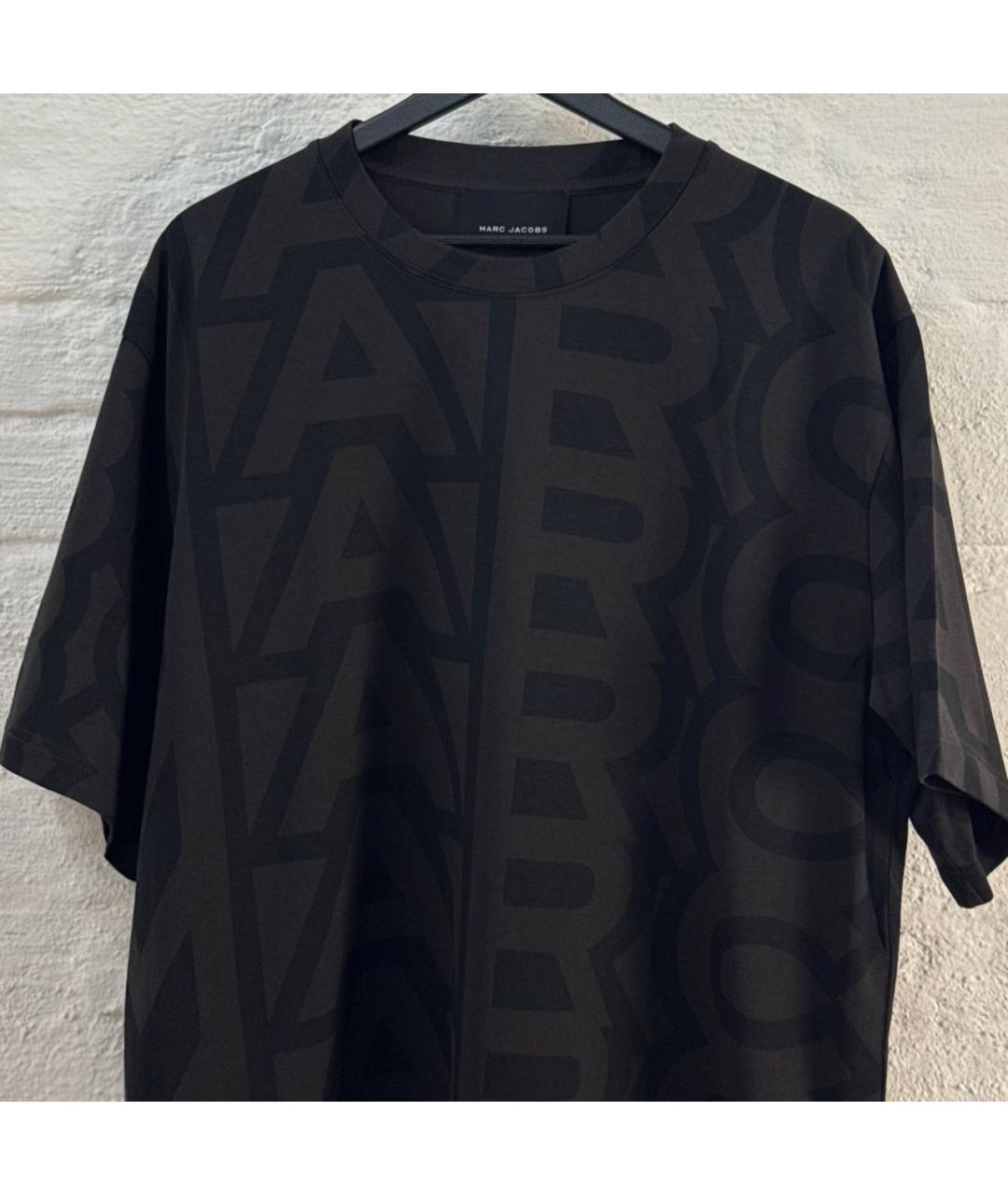 MARC JACOBS Черная хлопковая футболка, фото 2