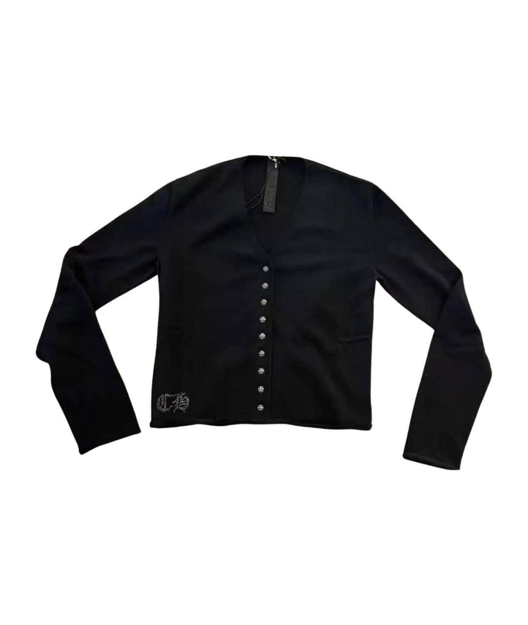 CHROME HEARTS Черный кардиган, фото 1