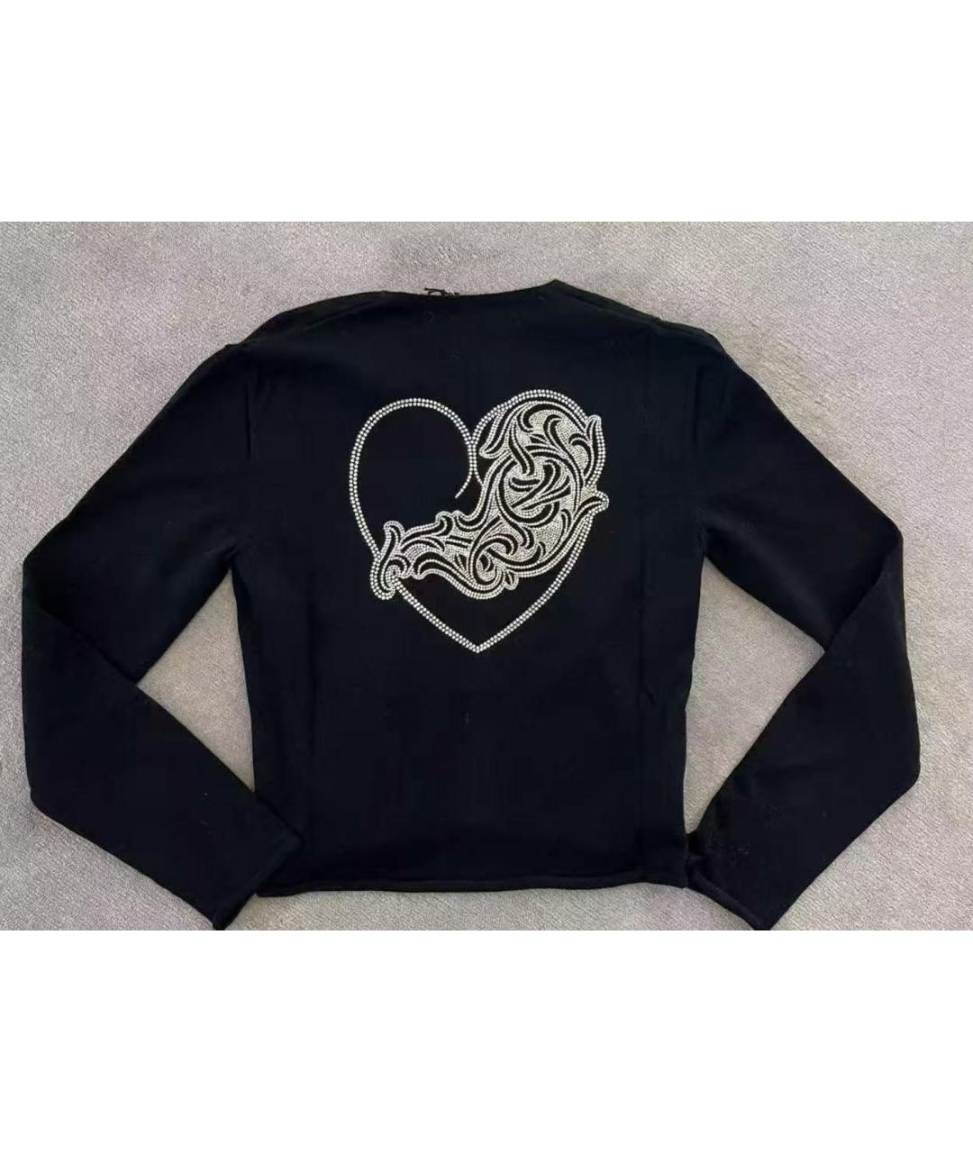 CHROME HEARTS Черный кардиган, фото 2