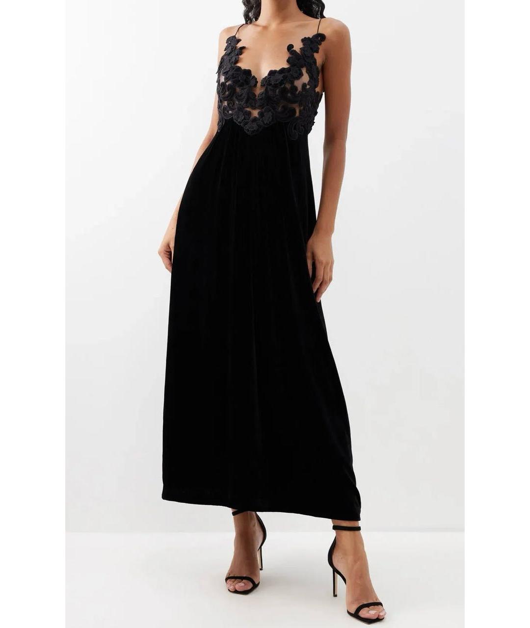 ZIMMERMANN Черное вискозное коктейльное платье, фото 7