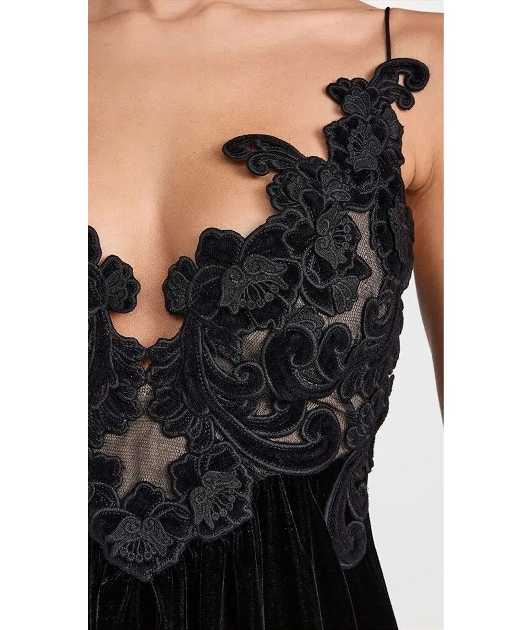 ZIMMERMANN Черное вискозное коктейльное платье, фото 6