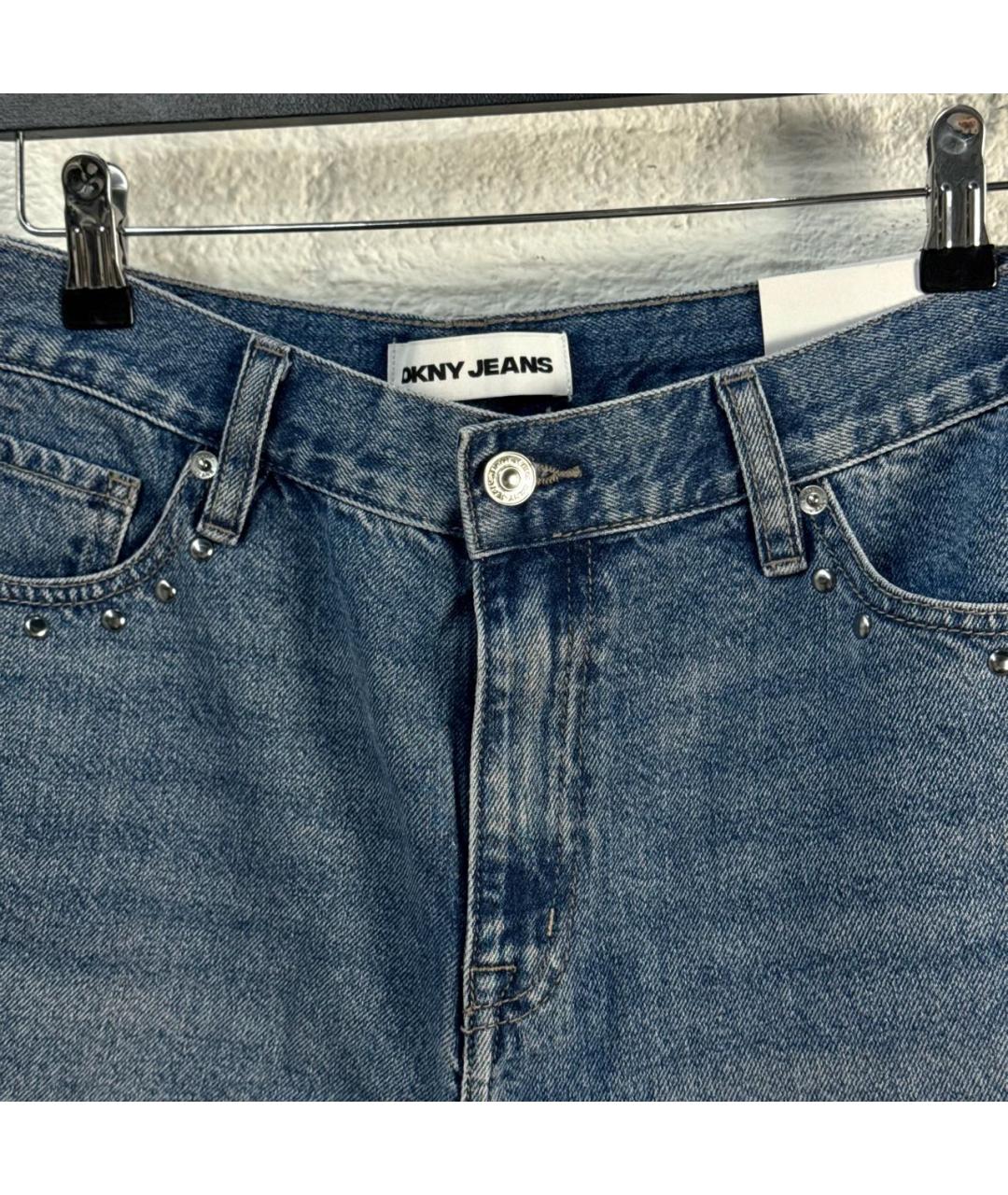 DKNY Синие деним шорты, фото 3