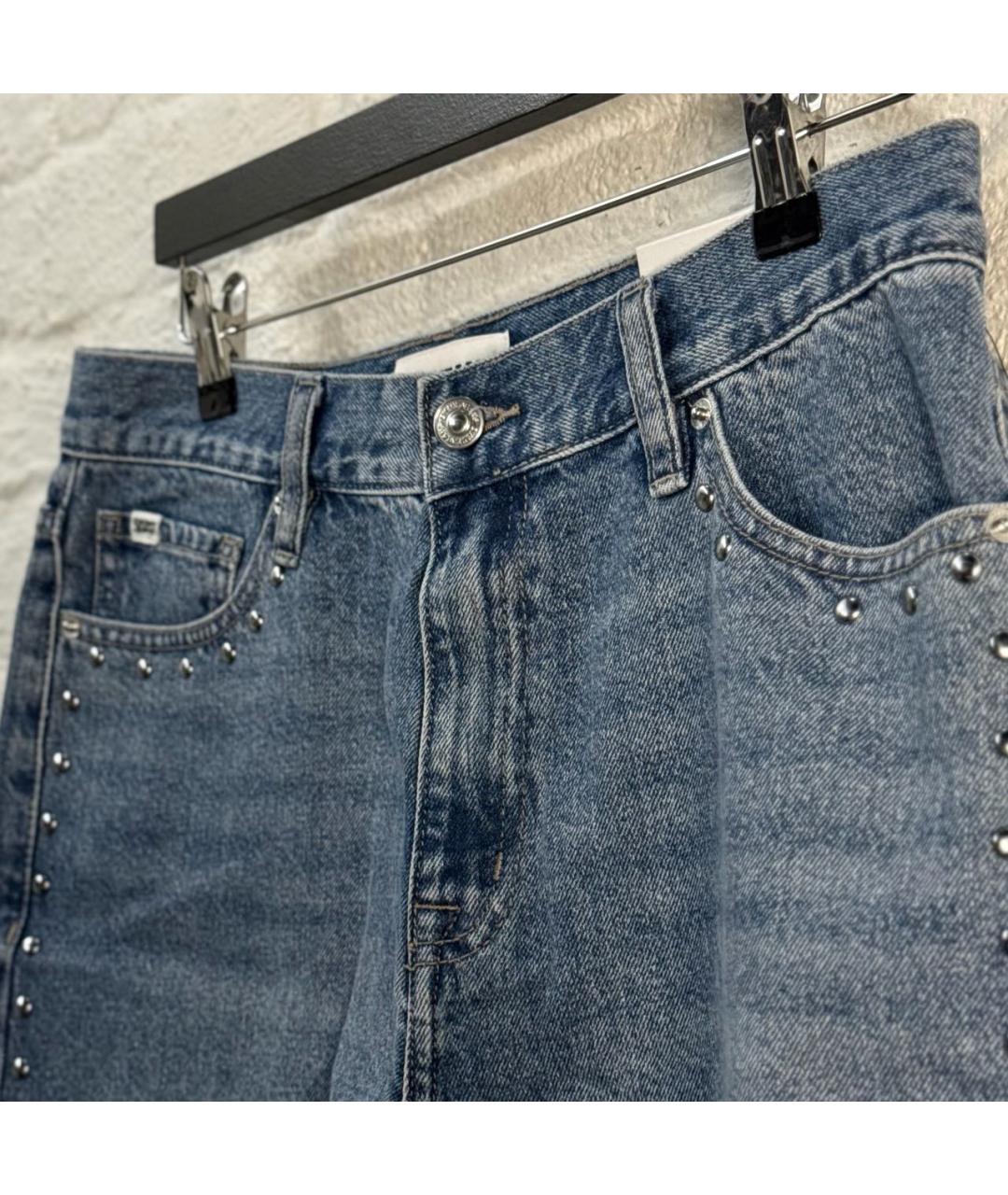 DKNY Синие деним шорты, фото 2
