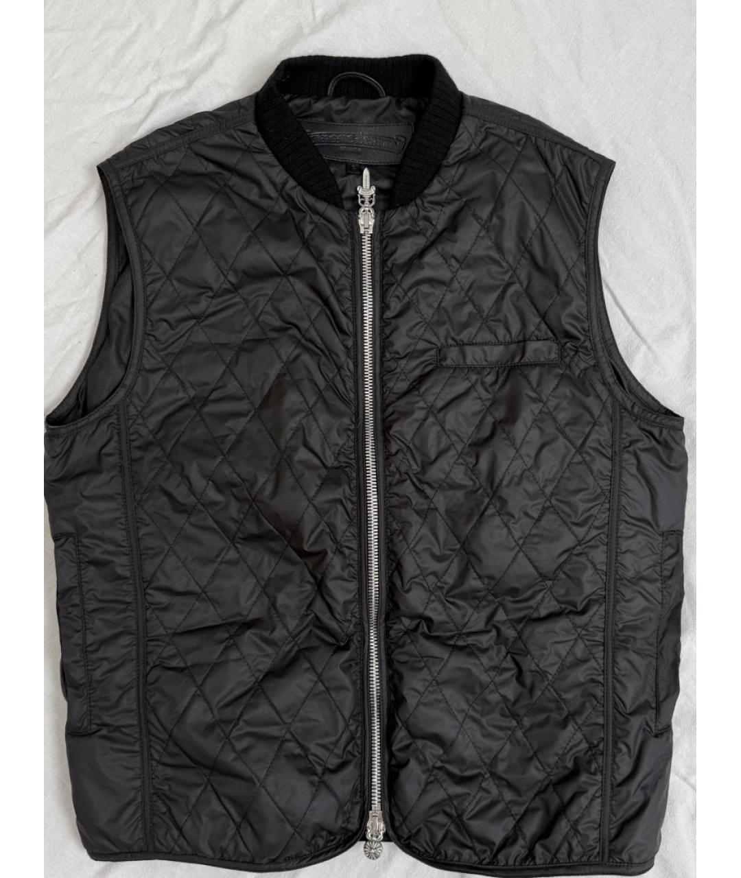 CHROME HEARTS Черный жилет, фото 4
