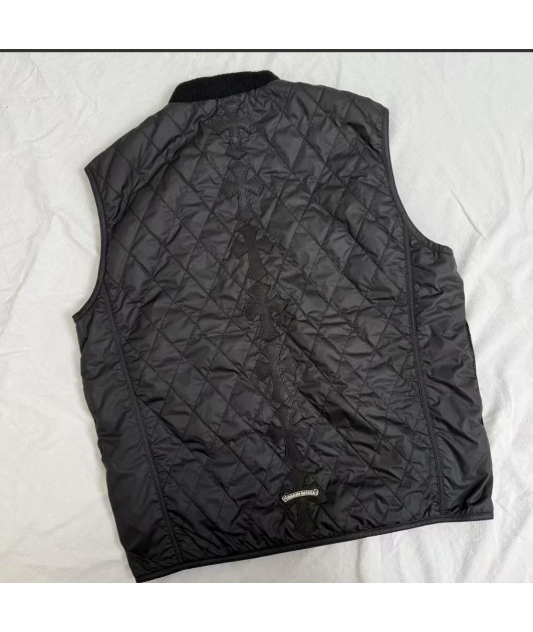 CHROME HEARTS Черный жилет, фото 3