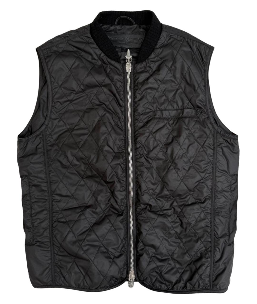 CHROME HEARTS Черный жилет, фото 1