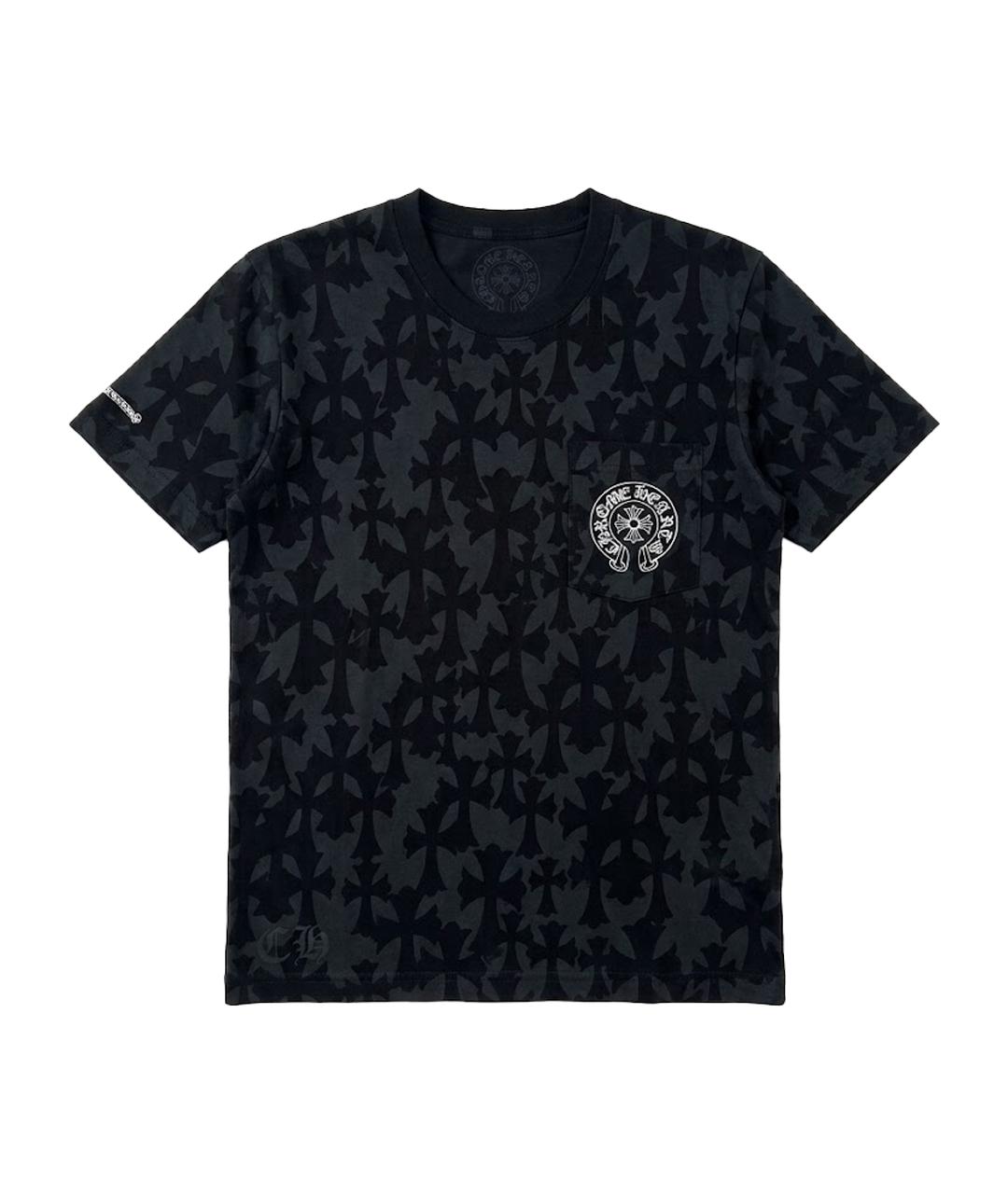 CHROME HEARTS Черная хлопковая футболка, фото 1