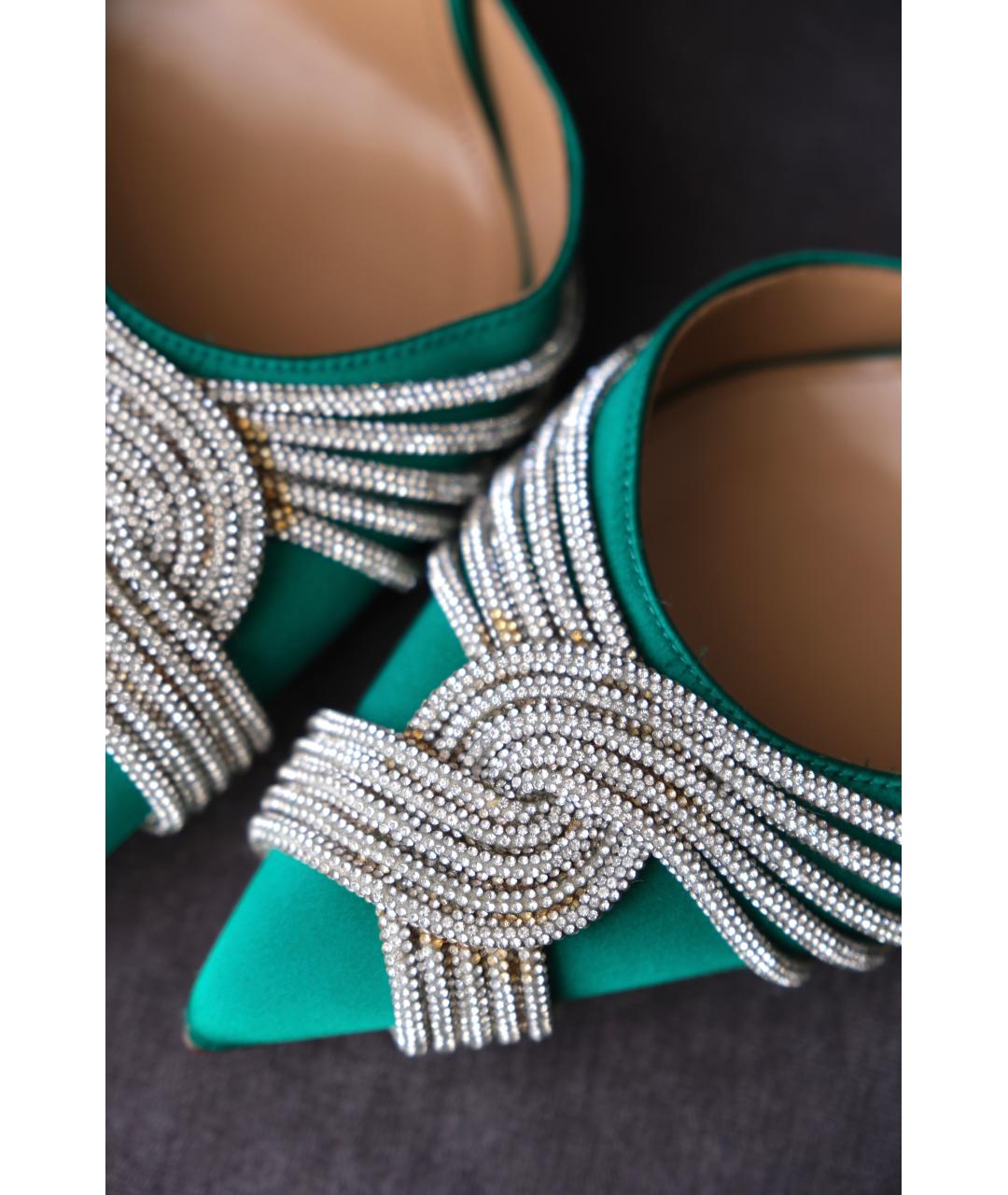 AQUAZZURA Бирюзовые туфли, фото 2