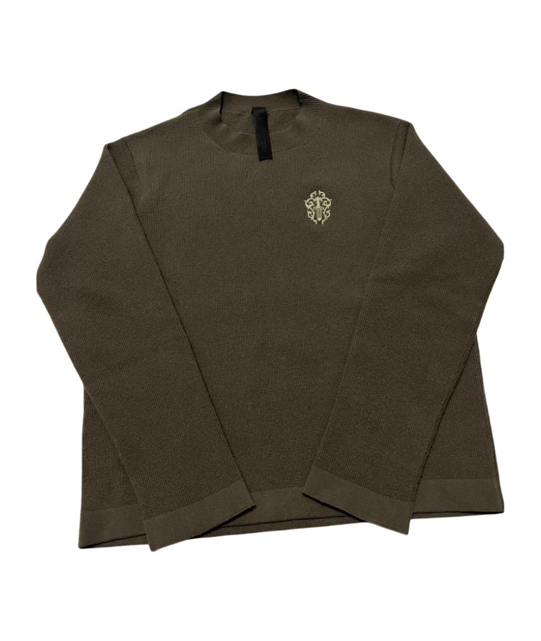 CHROME HEARTS Зеленый джемпер / свитер, фото 1