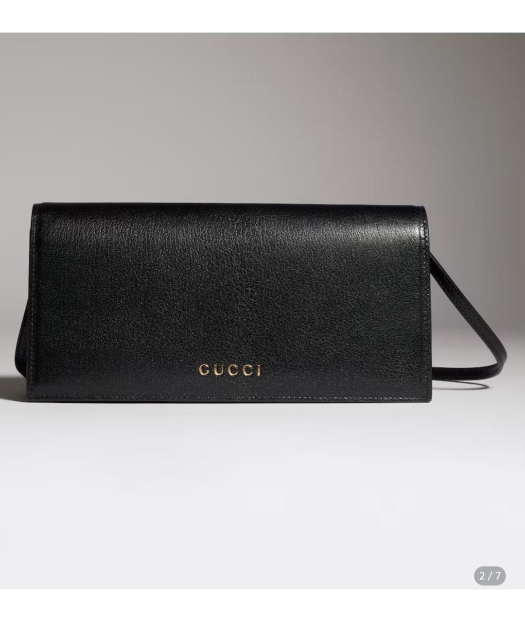 GUCCI Черная сумка с короткими ручками, фото 5