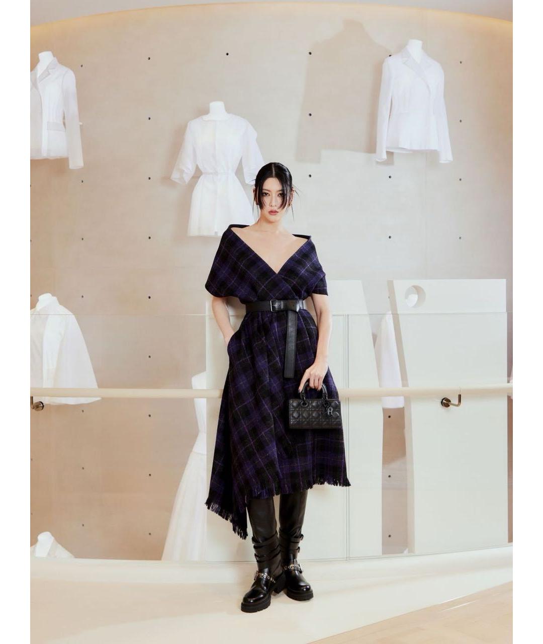 CHRISTIAN DIOR Мульти вечернее платье, фото 3