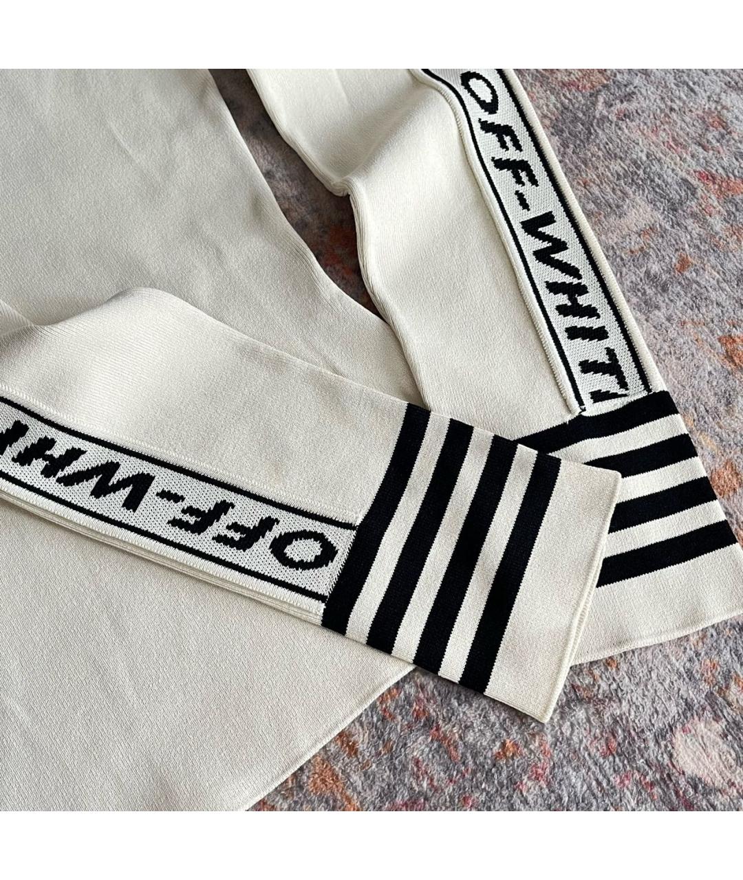 OFF-WHITE Бежевый вискозный джемпер / свитер, фото 4