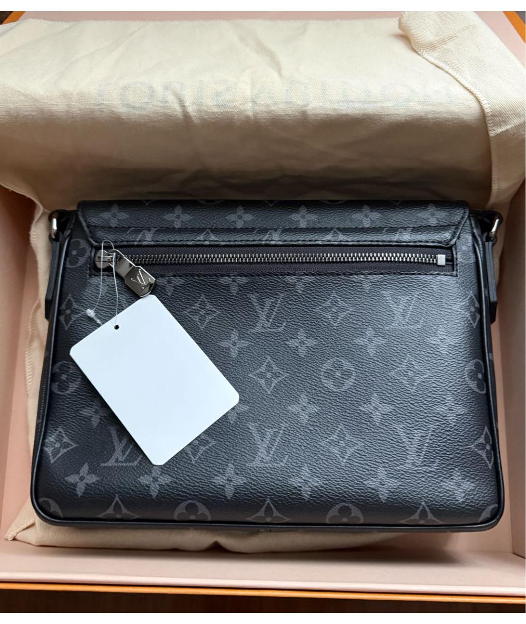 LOUIS VUITTON Черная сумка на плечо, фото 2
